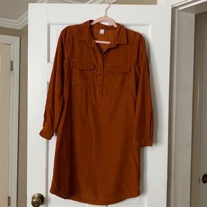 Corduroy dress